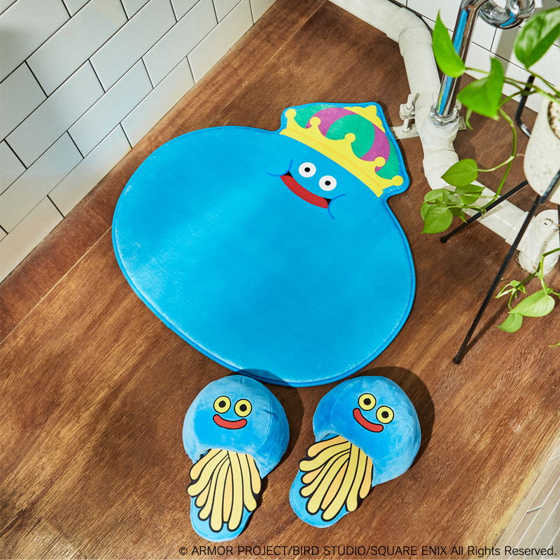 Dragon Quest Smile Slime King Slime Fluffy Floor Mat (Re-run) image 3