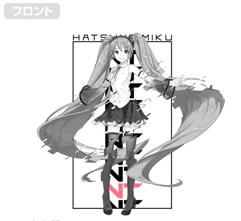 Hatsune Miku NT T-shirt White (S Size) image 2