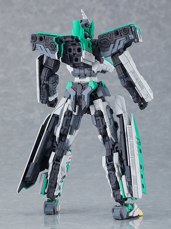 MODEROID Shinkansen Henkei Robo Shinkalion Z Plastic Model Kit: Shinklion Z E5 Hayabusa + Yamanote Set image 11