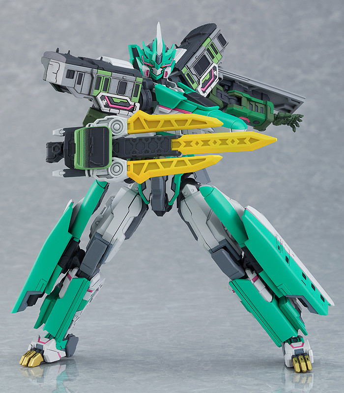 MODEROID Shinkansen Henkei Robo Shinkalion Z Plastic Model Kit: Shinklion Z E5 Hayabusa + Yamanote Set image 3