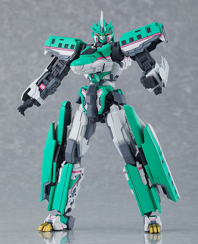MODEROID Shinkansen Henkei Robo Shinkalion Z Plastic Model Kit: Shinklion Z E5 Hayabusa + Yamanote Set image 8