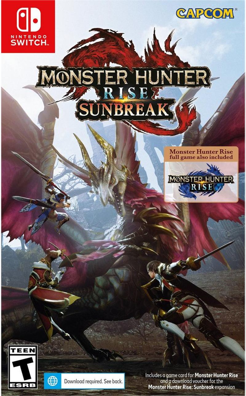 Sunbreak + Hunter Switch Rise Set Nintendo for Monster