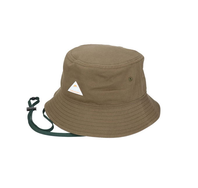 Yuru Camp - Kurihara Hat Cotton Twill Bucket Hat 51 Dark Green image 1
