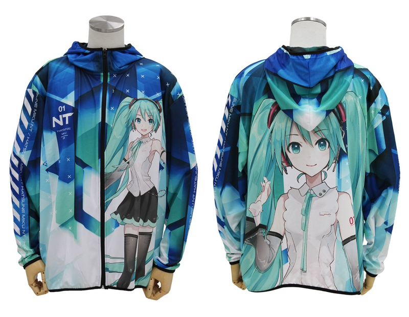 Hatsune Miku NT Full Graphic Dry Hoodie (XL Size) image 1