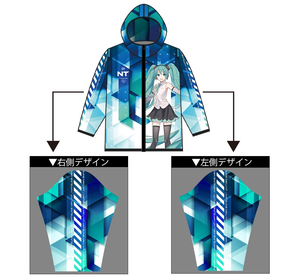 Hatsune Miku NT Full Graphic Dry Hoodie (XL Size)_