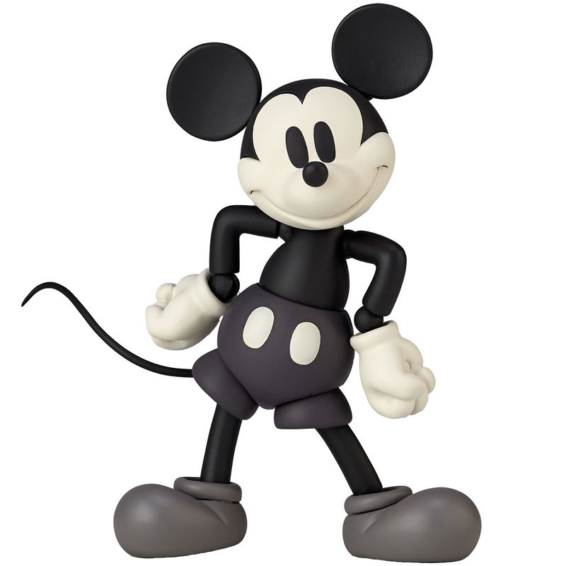 Figure Complex Movie Revo Series No. 013EX Mickey Mouse (1936/Monotone Color Ver.) image 1