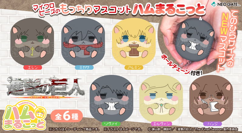 Attack on Titan Hammarucot (Set of 6 pieces) image 3