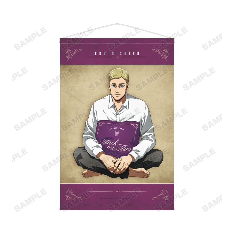 Attack on Titan Original Illustration Relax Ver. B2 Wall Scroll: Erwin image 1
