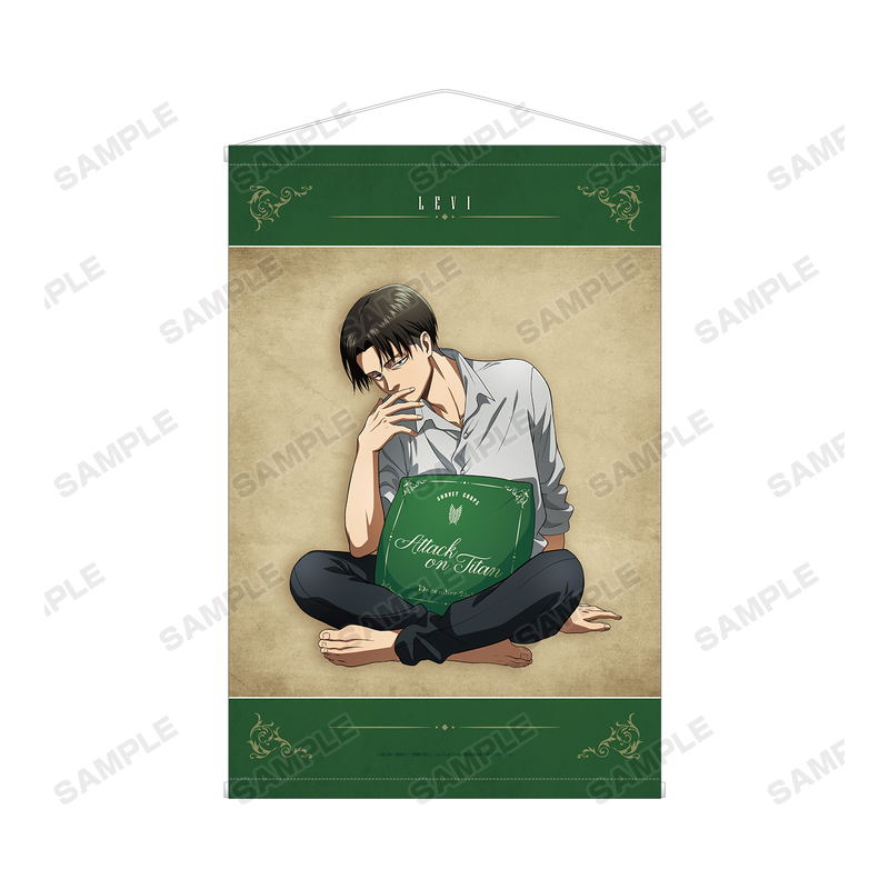 Attack on Titan Original Illustration Relax Ver. B2 Wall Scroll: Levi image 1