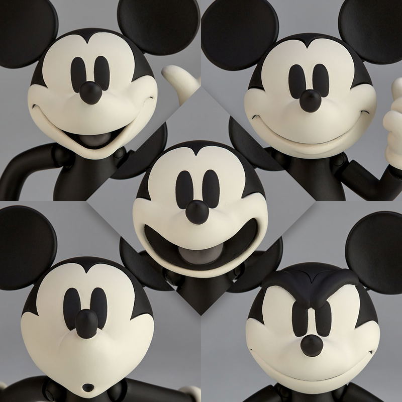 Figure Complex Movie Revo Series No. 013EX Mickey Mouse (1936/Monotone Color Ver.) image 6
