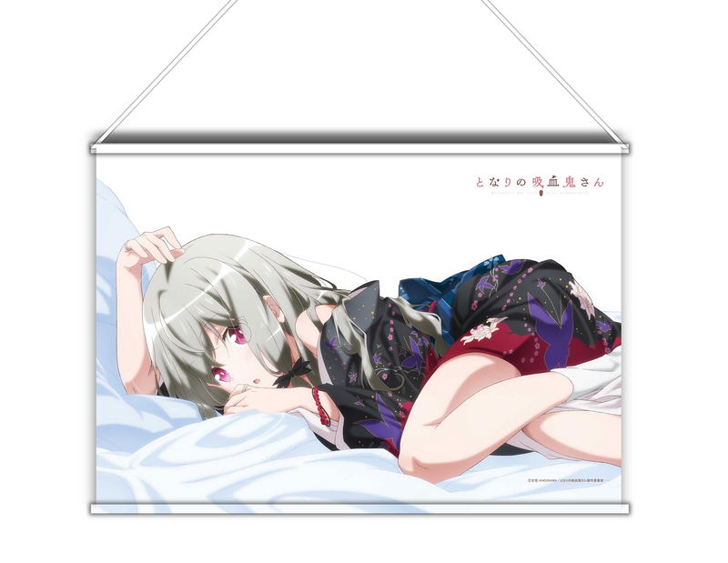 Ms. Vampire Who Lives In My Neighborhood Original Illustration B2 Horizontal Tapestry: Sophie Kimono image 1
