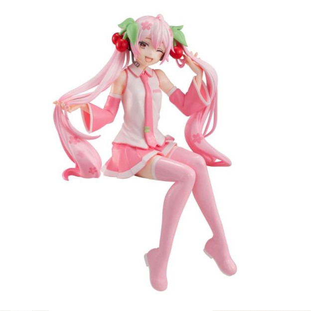 Vocaloid Hatsune Miku Noodle Stopper Figure: Sakura Miku Wink Ver. image 1