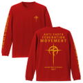 Mobile Suit Gundam: Hathaway's Flash - Mafty Rib Long Sleeve T-shirt Red (L Size) thumbnail 1