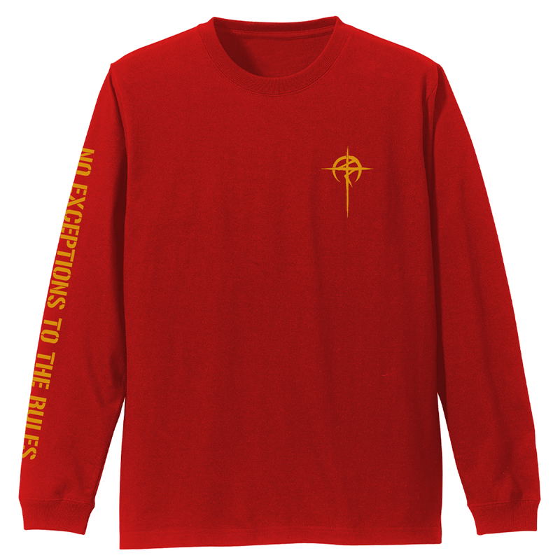Mobile Suit Gundam: Hathaway's Flash - Mafty Rib Long Sleeve T-shirt Red (XL Size) image 2