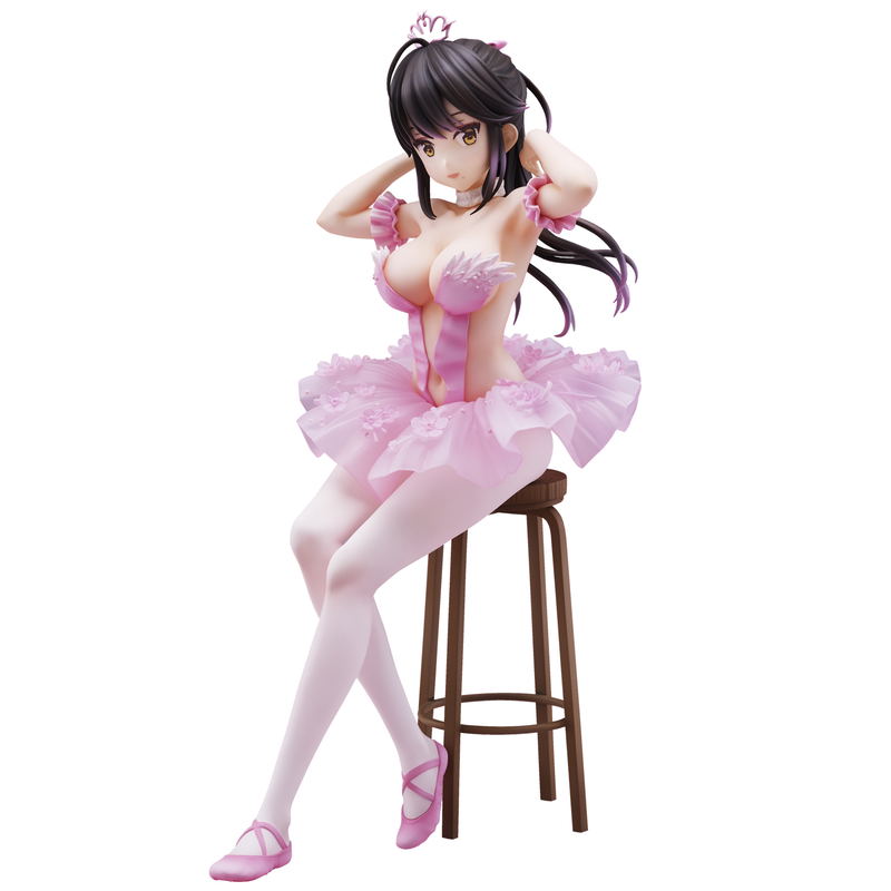 Anmi Illustration Pre-Painted Figure: Flamingo Ballet Company Ponytail Girl (Re-run) image 1