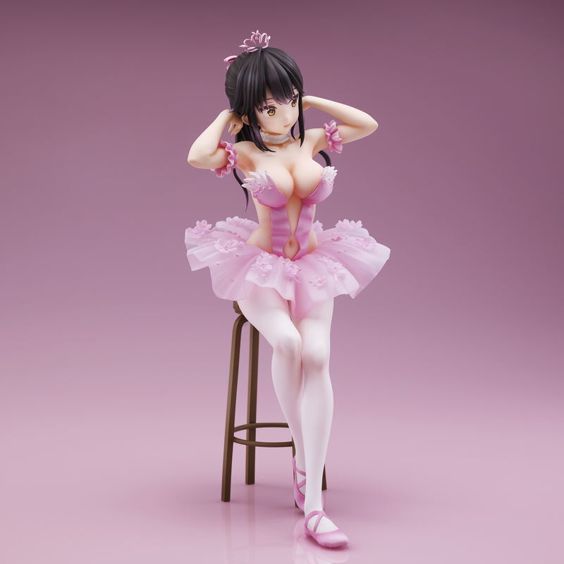 Anmi Illustration Pre-Painted Figure: Flamingo Ballet Company Ponytail Girl (Re-run) image 3