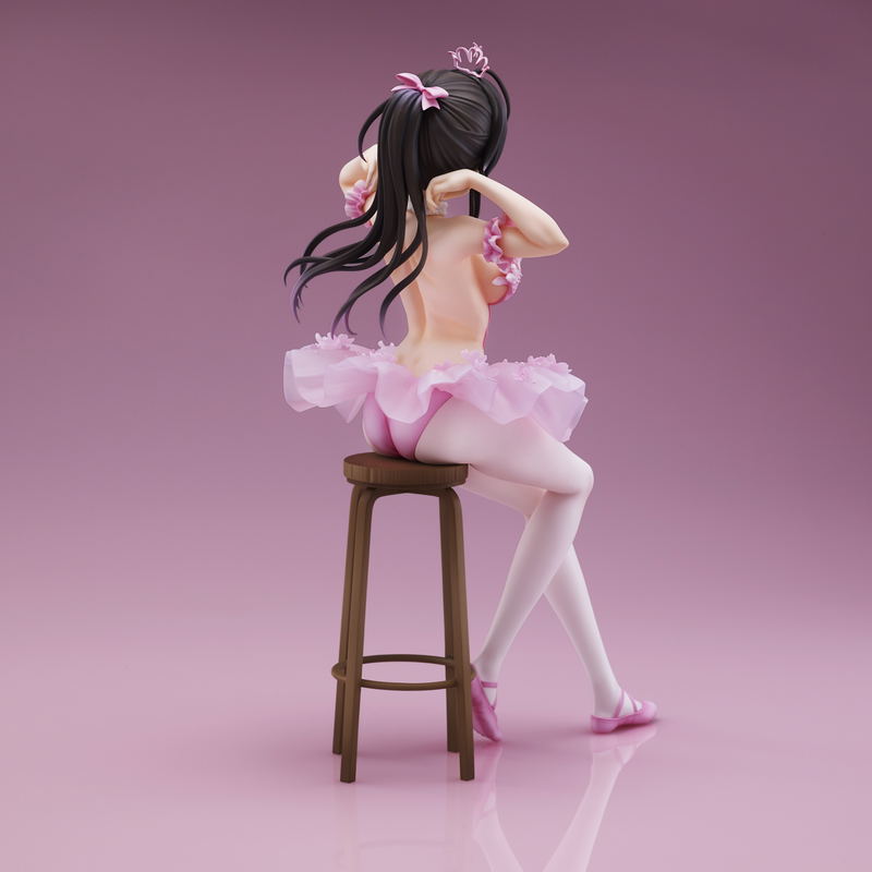 Anmi Illustration Pre-Painted Figure: Flamingo Ballet Company Ponytail Girl (Re-run) image 5
