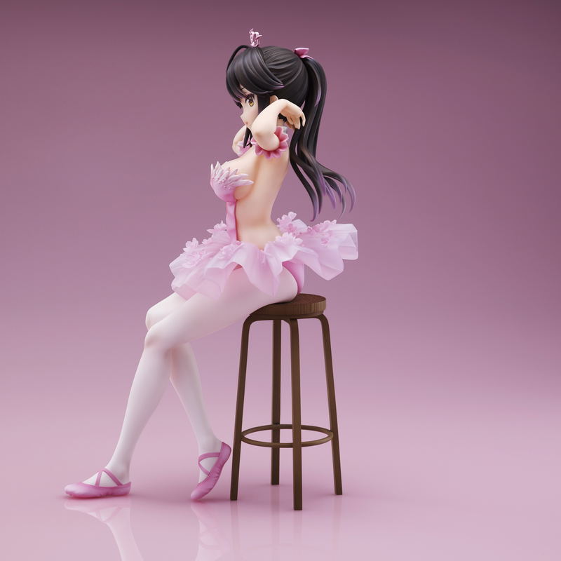 Anmi Illustration Pre-Painted Figure: Flamingo Ballet Company Ponytail Girl (Re-run) image 6