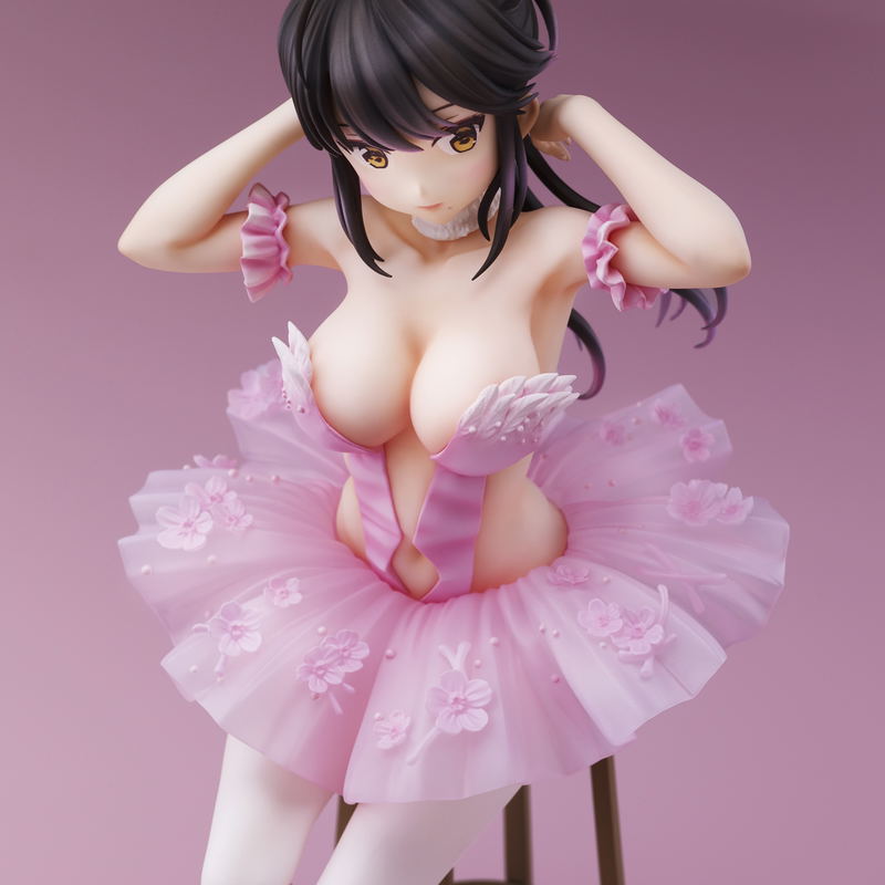 Anmi Illustration Pre-Painted Figure: Flamingo Ballet Company Ponytail Girl (Re-run) image 8