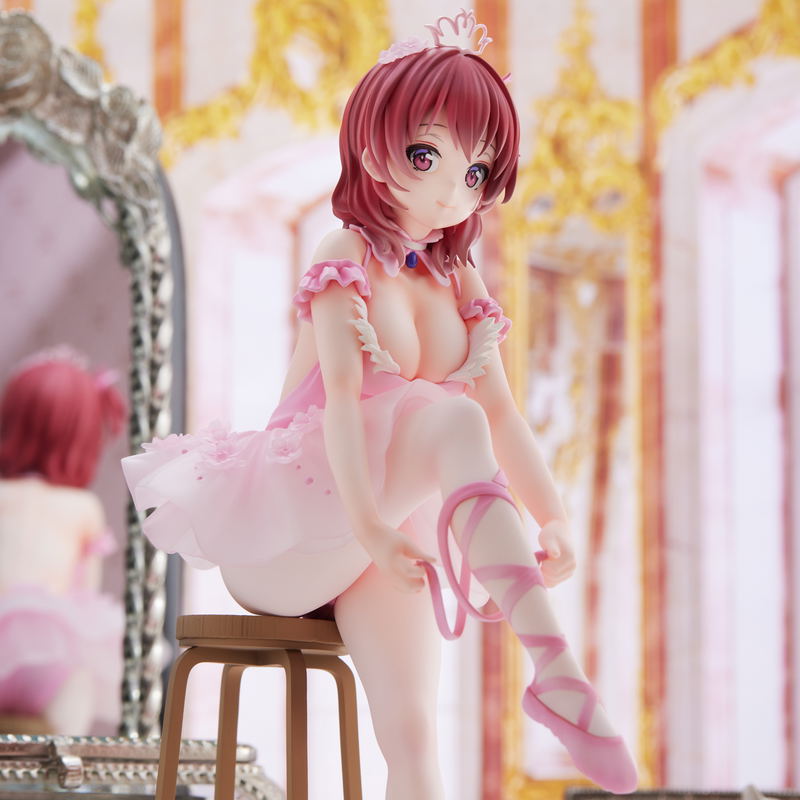 Anmi Illustration Pre-Painted Figure: Flamingo Ballet Company Red Hair Girl image 10