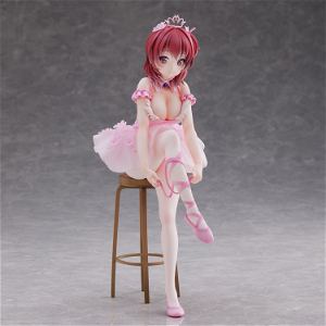 Anmi Illustration Pre-Painted Figure: Flamingo Ballet Company Red Hair Girl