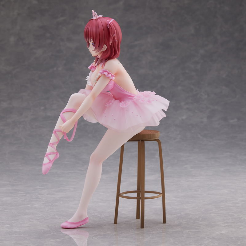 Anmi Illustration Pre-Painted Figure: Flamingo Ballet Company Red Hair Girl image 4