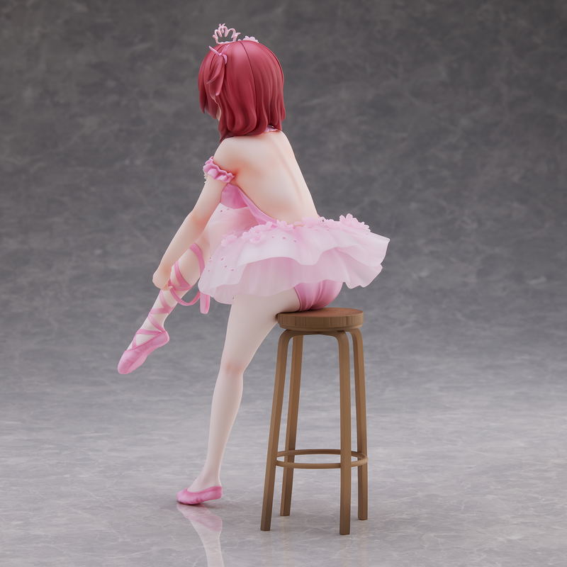 Anmi Illustration Pre-Painted Figure: Flamingo Ballet Company Red Hair Girl image 5