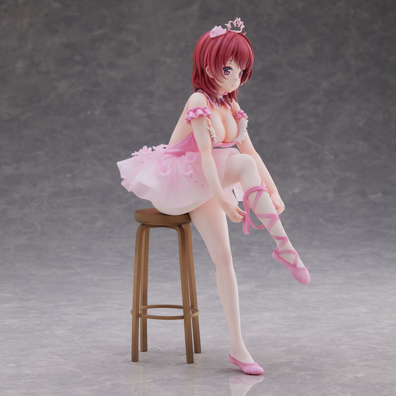 Anmi Illustration Pre-Painted Figure: Flamingo Ballet Company Red Hair Girl image 6