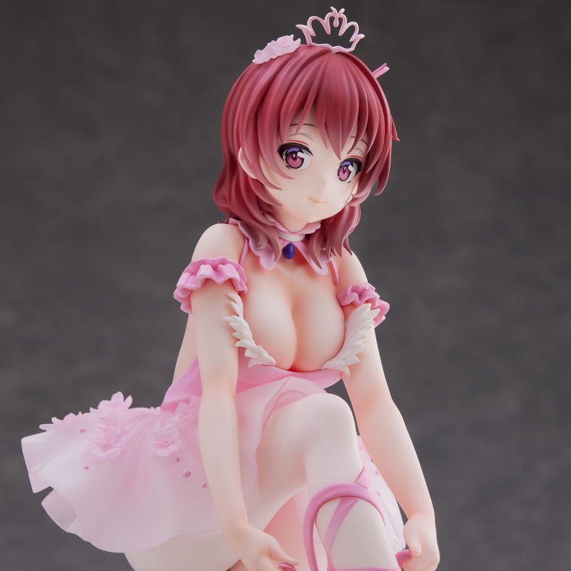 Anmi Illustration Pre-Painted Figure: Flamingo Ballet Company Red Hair Girl image 7