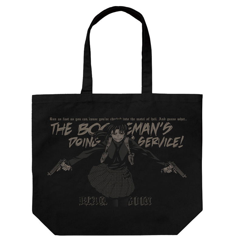 Black Lagoon: The Boogieman's Doing From Service Large Tote Bag Black image 1