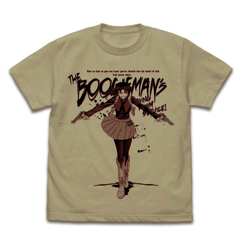 Black Lagoon: The Boogieman's Doing From Service T-shirt Sand Khaki (M Size) image 1