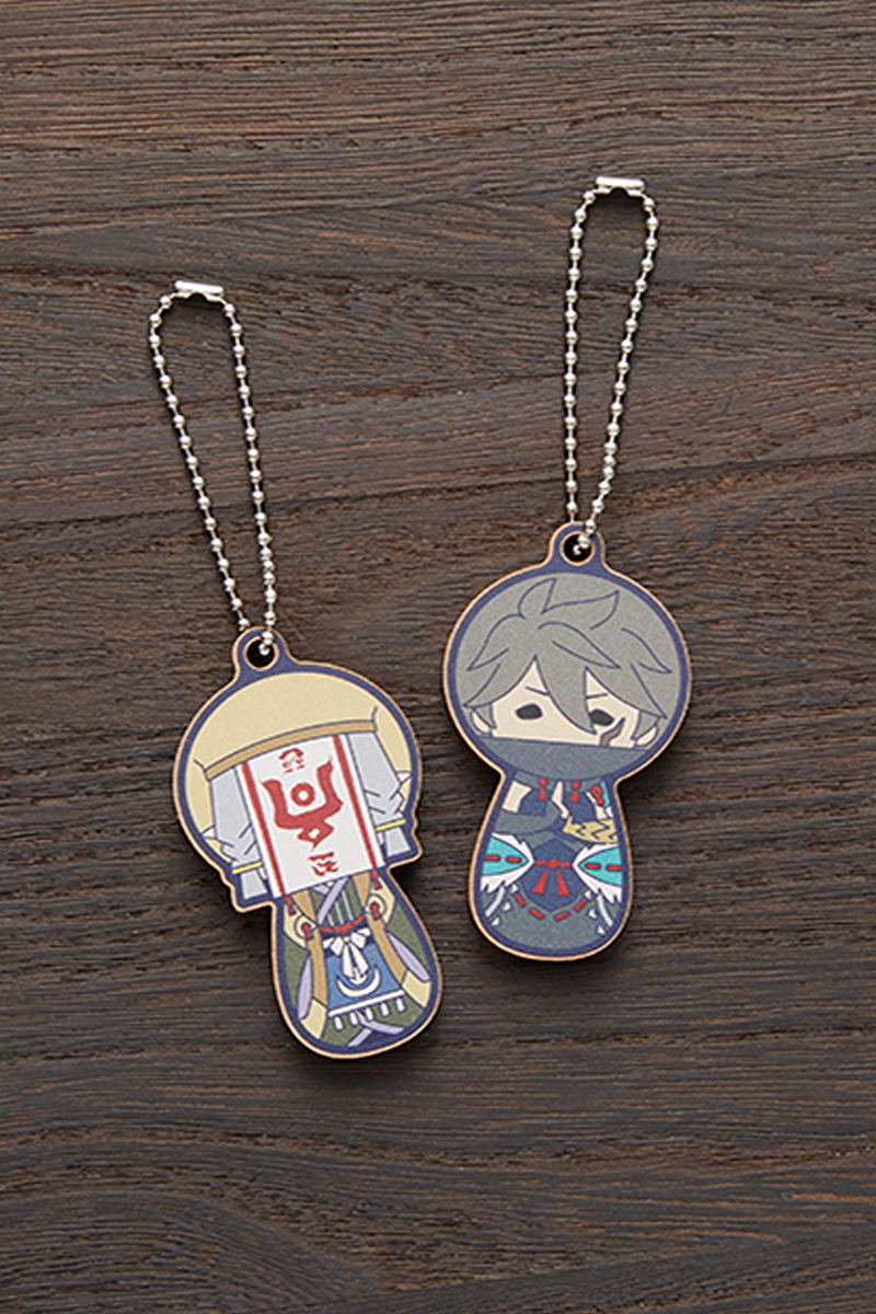 Monster Hunter Rise Kokeshi Type Wood Mascot Set: Kagero And Utsushi image 1