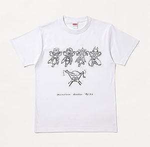 Monster Hunter Rise - Happy Hunter Line Art T-shirt (M Size)_