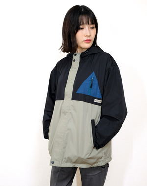 Yuru Camp - Wilderness Experience Collaboration Packable Mountain Jacket Black (L Size)_