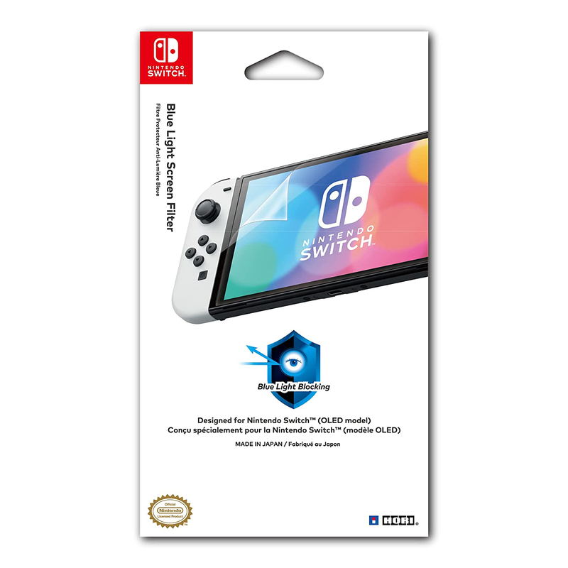 Blue Light Cut Screen Protective Filter for Nintendo Switch OLED Model image 1