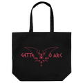 Getter Robo Arc: Anime Edition Getter Arc Icon Mark Large Tote Bag Black thumbnail 1