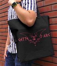 Getter Robo Arc: Anime Edition Getter Arc Icon Mark Large Tote Bag Black