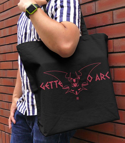 Getter Robo Arc: Anime Edition Getter Arc Icon Mark Large Tote Bag Black image 2