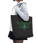 Getter Robo Arc: Anime Edition Shin Getter Robo Tarak Large Tote Bag Black thumbnail 3