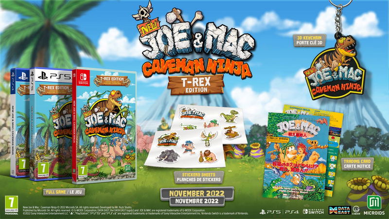 New Joe & Mac: Caveman Ninja [T-Rex Edition] image 1