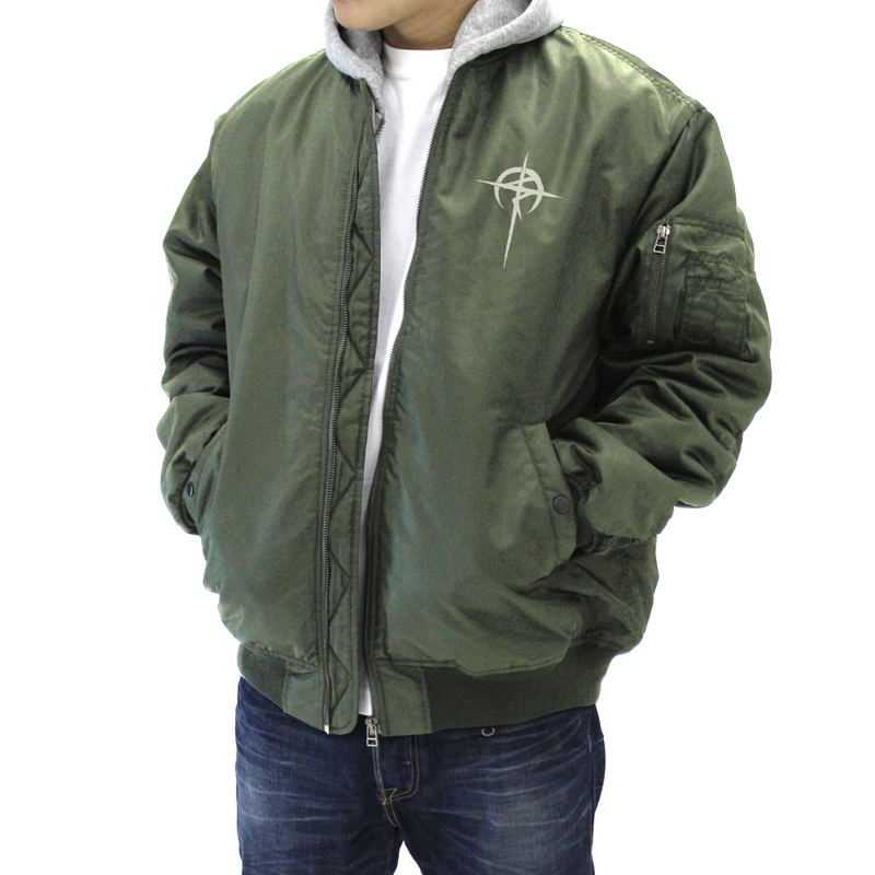 Mobile Suit Gundam: Hathaway's Flash - Mafty MA-1 Jacket Moss (L Size) image 4