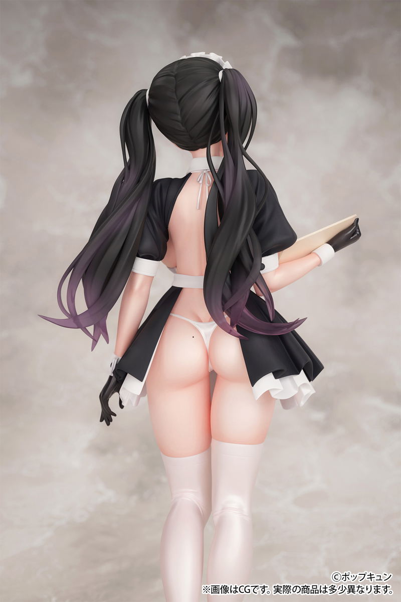 POPQN Original Illustration 1/6 Scale Pre-Painted Figure: High Hourly Wage Maid Cafe Clerk image 10