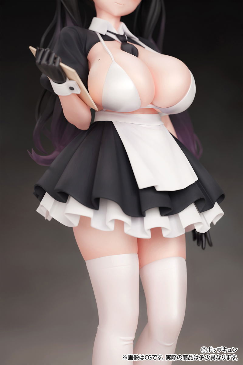 POPQN Original Illustration 1/6 Scale Pre-Painted Figure: High Hourly Wage Maid Cafe Clerk image 12