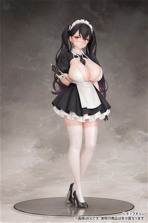 POPQN Original Illustration 1/6 Scale Pre-Painted Figure: High Hourly Wage Maid Cafe Clerk