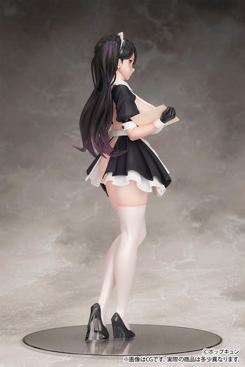 POPQN Original Illustration 1/6 Scale Pre-Painted Figure: High Hourly Wage Maid Cafe Clerk image 4