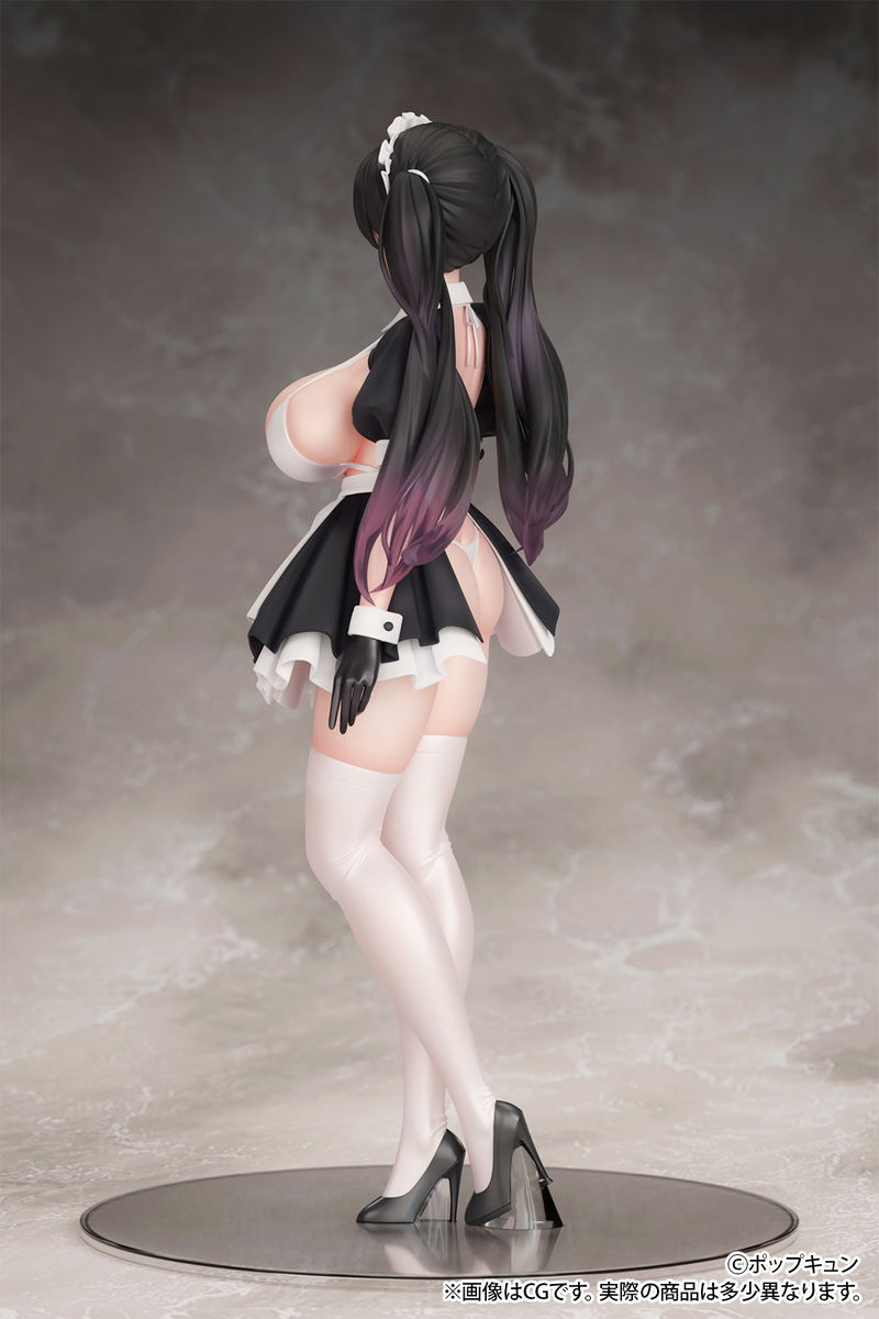 POPQN Original Illustration 1/6 Scale Pre-Painted Figure: High Hourly Wage Maid Cafe Clerk image 6