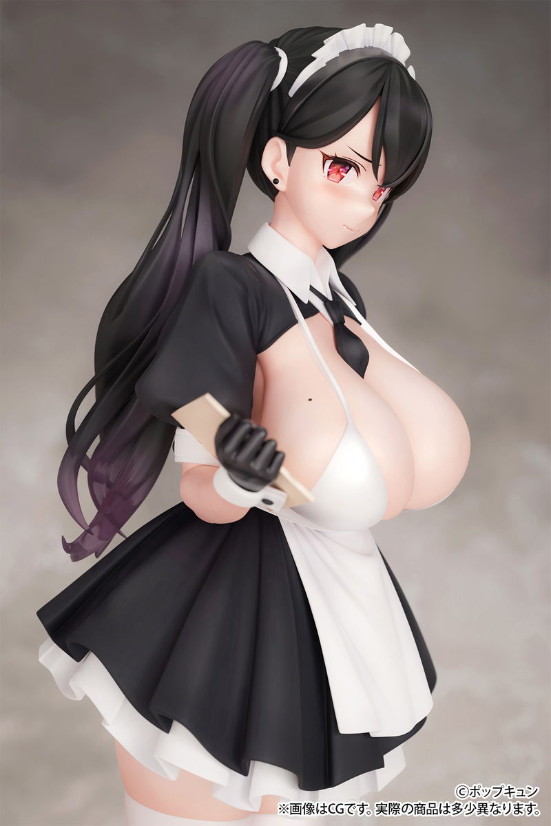 POPQN Original Illustration 1/6 Scale Pre-Painted Figure: High Hourly Wage Maid Cafe Clerk image 8