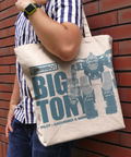 Sakugan - Big Tony And Tony Large Tote Bag Natural thumbnail 2
