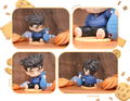 Time Raiders Cute Animal Chibi Figure Series (Set of 6 Pieces) thumbnail 4