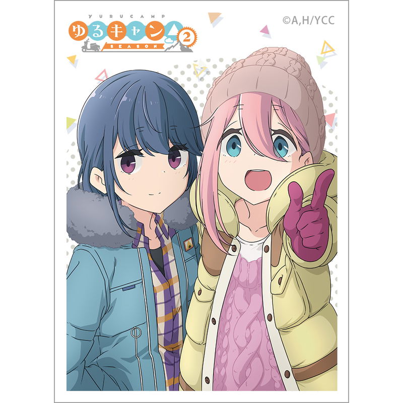 Yurucamp Season 2 Sleeve: Kagamihara Nadeshiko & Shima Rin Anime A image 1